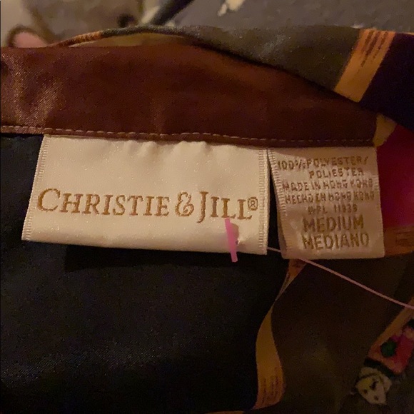 Vintage 80s Gold Geometric Button Down Mod Shirt - Picture 16 of 16